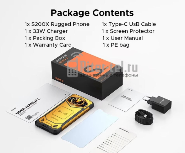 Смартфон Doogee S200 X 12/512Gb Golden Guardian