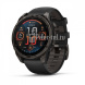 Умные часы Garmin Fenix 8 51mm Amoled Sapphire Carbon Grey DLC Титановый с черным ремешком