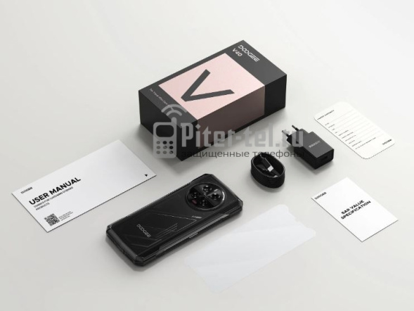 Смартфон Doogee V40 5G 12/512Gb Midnight Red