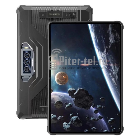 Планшет Oukitel RT8 6/256Gb Black с подставкой